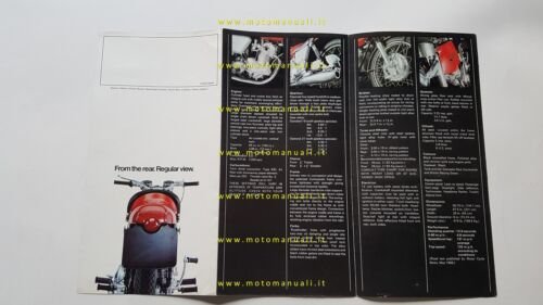 Norton Commando 750 Fastback 1969 depliant originale INGLESE