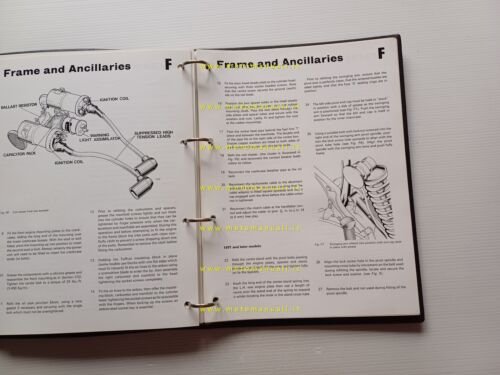 Norton Commando 850 - 750 1970-73 manuale officina originale INGLESE …