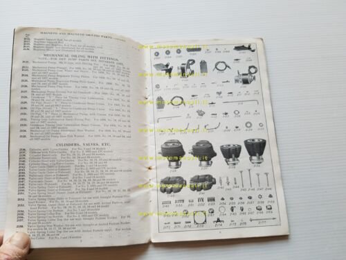 Norton tutti modelli 1926 catalogo ricambi originale