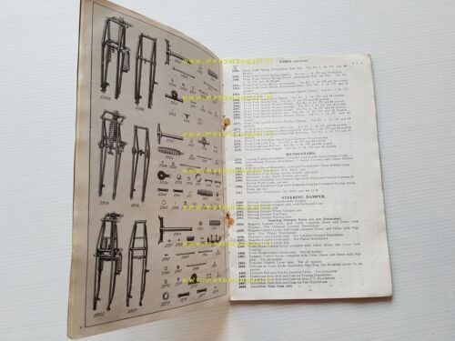 Norton tutti modelli 1926 catalogo ricambi originale