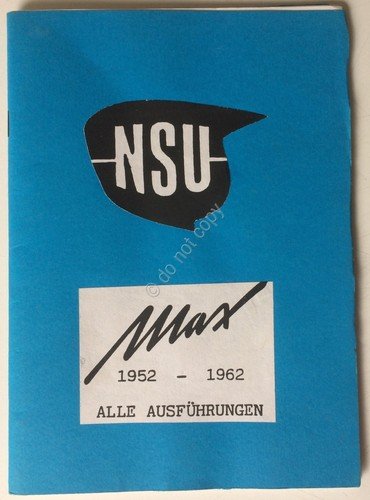 NSU - Max - Alle Ausfuhrungen Stephan Thum 1952 -1962 … | Immagine principale
