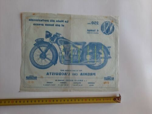 NSU 250 1932 depliant italiano originale brochure volantino
