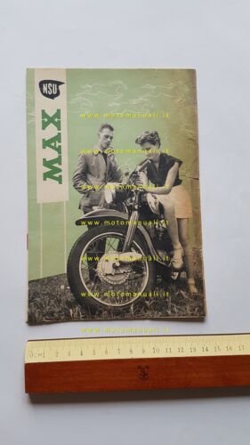 NSU Max 250 1955 depliant originale italiano