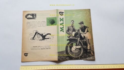 NSU Max 250 1955 depliant originale italiano