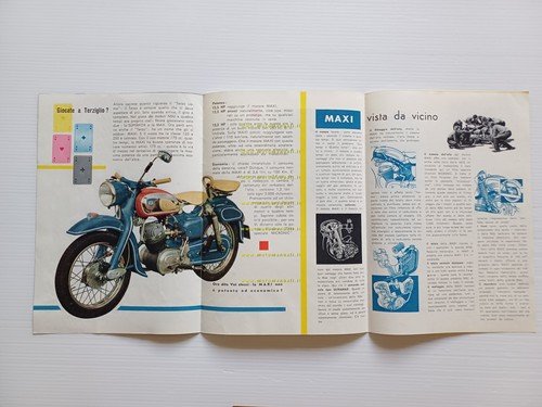 NSU Maxi 175 1958 depliant originale italiano