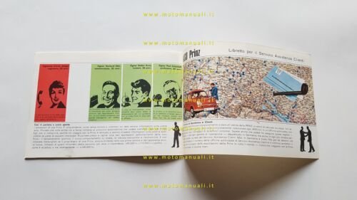 NSU Prinz III 1960 depliant originale italiano auto