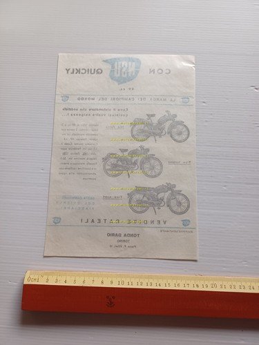 NSU Quickly 50 Sport - Turismo - Donna depliant anni …