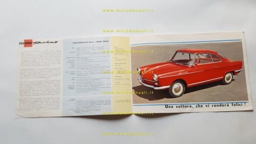 NSU Sport Prinz depliant originale italiano