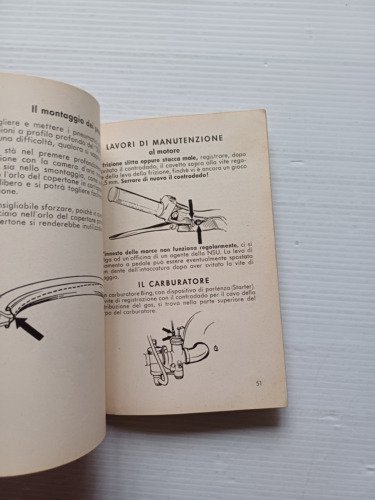 NSU Super Fox 125 1956 manuale uso manutenzione libretto originale …