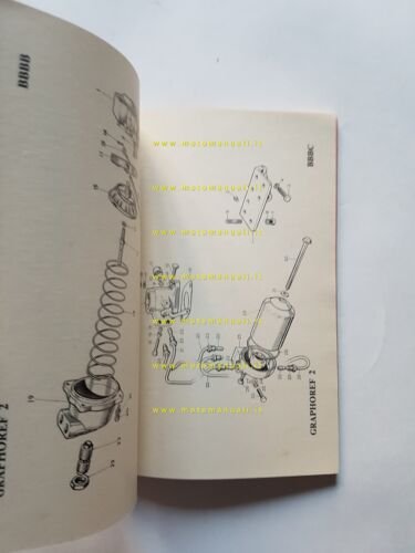 Nuffield trattore Graphoref 2 catalogo ricambi italiano originale