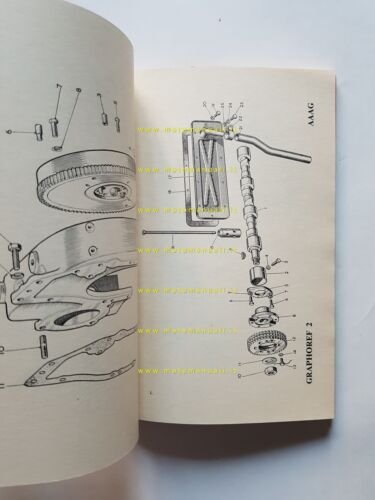 Nuffield trattore Graphoref 2 catalogo ricambi italiano originale