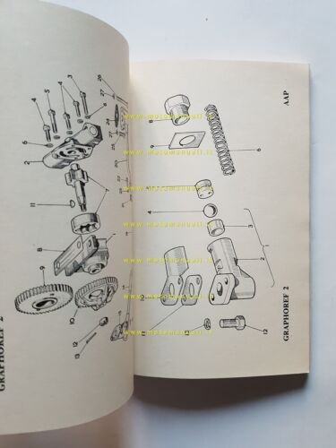 Nuffield trattore Graphoref 2 catalogo ricambi italiano originale