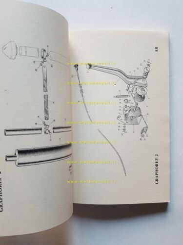 Nuffield trattore Graphoref 2 catalogo ricambi italiano originale