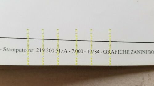 Nuova Audi 200 Quattro 1984 depliant auto epoca originale ITALIANO