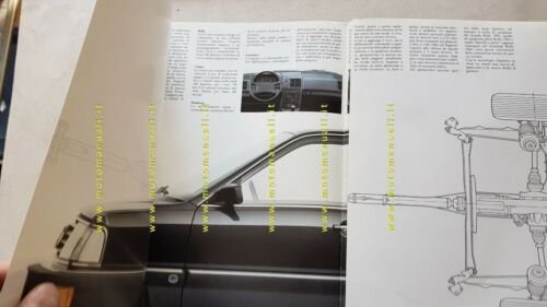 Nuova Audi 200 Quattro 1984 depliant auto epoca originale ITALIANO