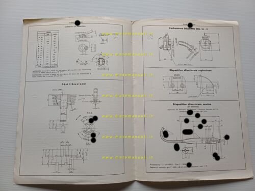 O.M.C. 50 CS4 tubone 1976 scheda omologazione DGM Facsimile originale