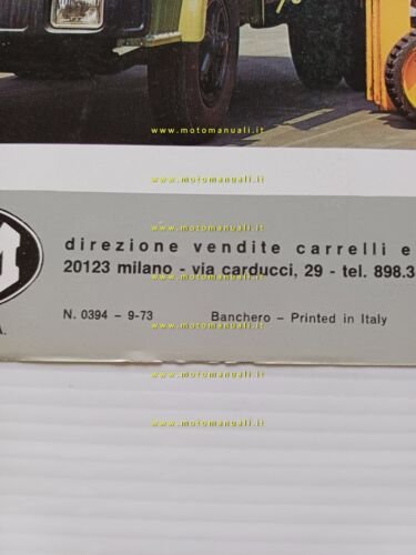 OM Carrelli Elevatori Diesel con Cushions DI 35 - DIM …