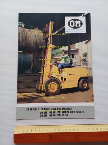 OM Carrelli Elevatori Diesel DI 35 - DIM 35 1973 …