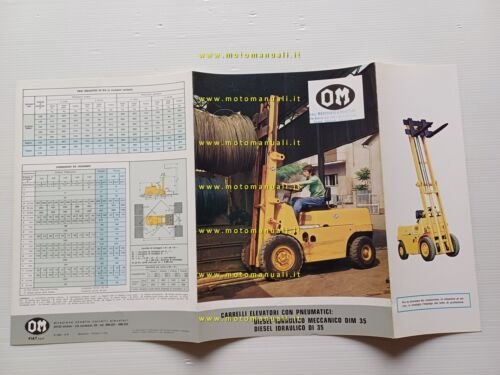 OM Carrelli Elevatori Diesel DI 35 - DIM 35 1973 …