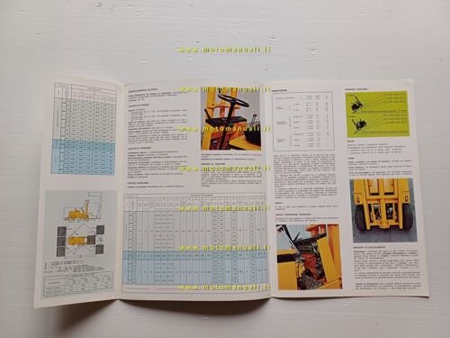 OM Carrello Elevatore Elettrico E 12 B 1973 depliant originale …
