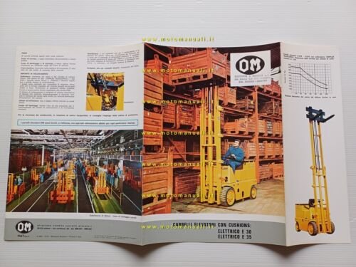 OM Carrello Elevatore Elettrico E 30 - E 35 1972 …