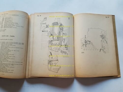 OM Lencino Autocarro - Autobus 1951 catalogo ricambi originale italiano