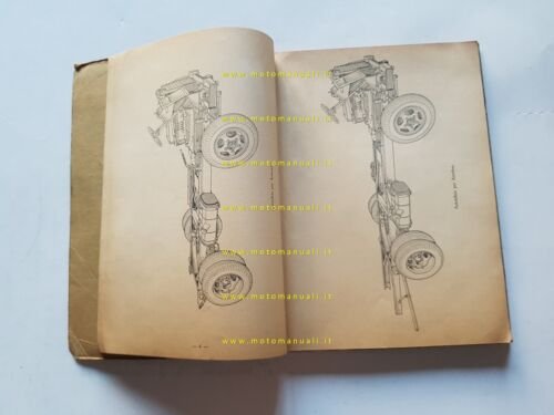 OM Lencino Autocarro - Autobus 1951 catalogo ricambi originale italiano