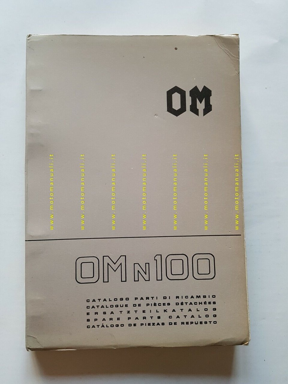 OM N 100 autocarro 1973 catalogo ricambi originale