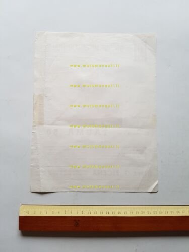 OMB Officine Meccaniche Benesi Tauma 50 micromotore depliant originale italiano