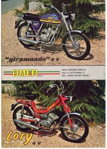 Omer Giramondo 50 Lory 50 depliant originale epoca brochure