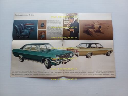 Opel Diplomat V8 1964 depliant italiano originale