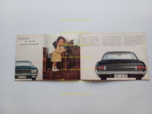 Opel Diplomat V8 1964 depliant italiano originale