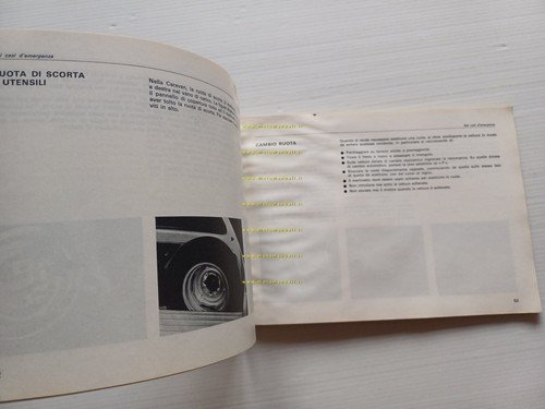Opel Kadett C 1974 Manuale uso manutenzione originale italiano