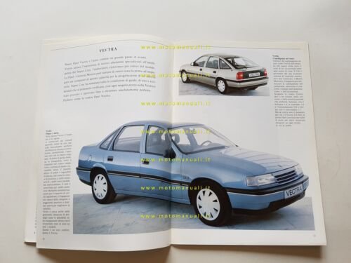 Opel produzione modelli 1989 depliant originale italiano