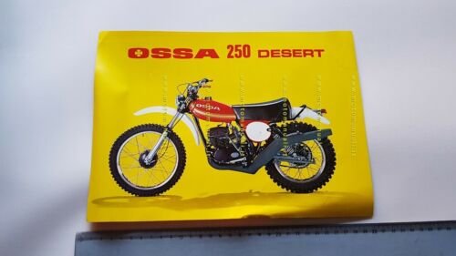 OSSA 250 Desert 1976 depliant originale brochure