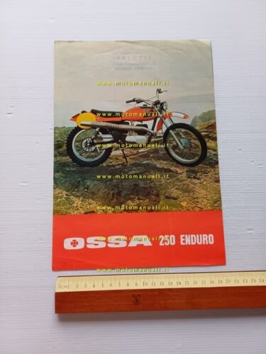 Ossa 250 Enduro 1971 depliant originale spagnolo