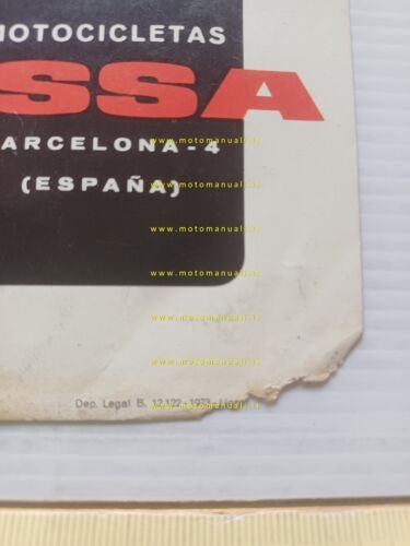 OSSA 250 Explorer 1973 depliant spagnolo originale