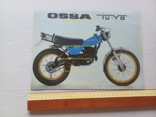 OSSA 350 TU-YO Motoalpinismo 1983 depliant italiano originale
