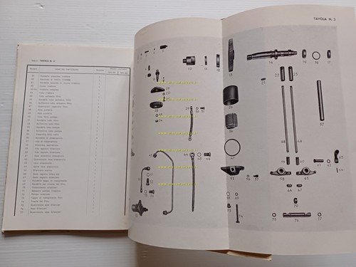 Palmieri motori industriali NDV 600-450 manuale uso+catalogo ricambi originale