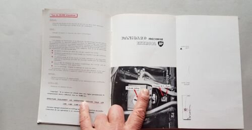 Panhard Dyna 1958 manuale uso originale FRANCESE manual d'entretien