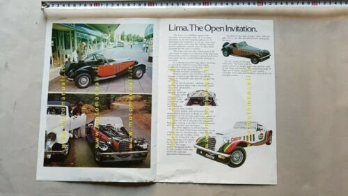 Panther Lima 1976 depliant originale inglese brochure