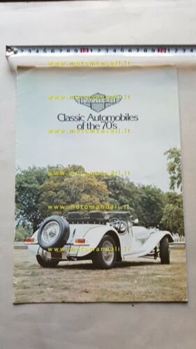 Panther Produzione modelli 1976 depliant originale inglese brochure