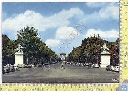 Parigi - Paris -Champs Elysees et Chevaux Marly - '70s