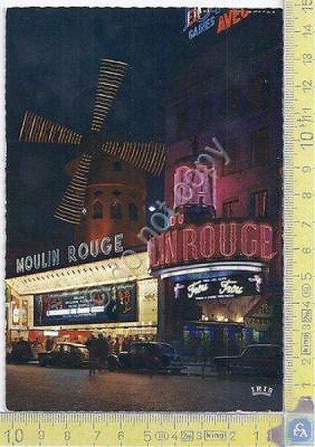 Parigi - Paris -Moulin Rouge Illuminato - '70s | Immagine principale
