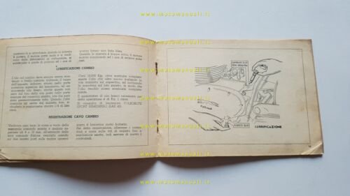 Parilla 125 1952 manuale uso manutenzione libretto originale owner's manual