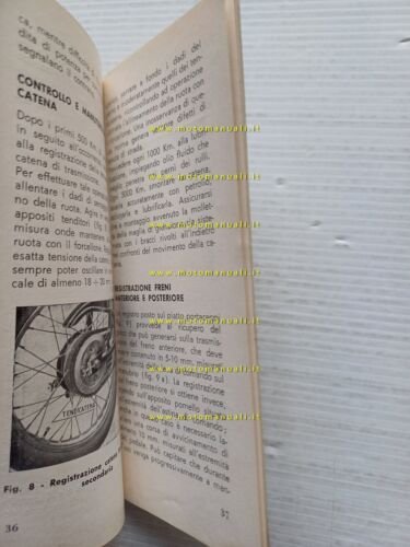 Parilla 125 Olimpia 2 Tempi manuale uso manutenzione italiano originale