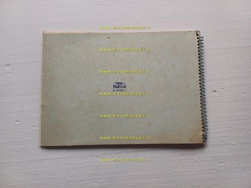Parilla 125 OLIMPIA 2T 1958 catalogo ricambi originale
