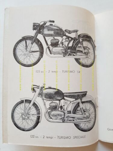 Parilla 125 Sport - Turismo Speciale -Turismo 1954 manuale uso …