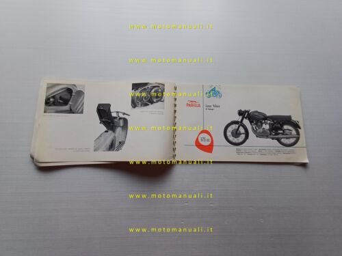 Parilla catalogo generale produzione moto 1958 depliant originale italiano