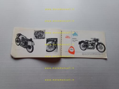 Parilla catalogo generale produzione moto 1958 depliant originale italiano